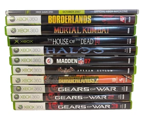 Xbox and Xbox 360 Game Replacement CASES ONLY (Lot of 11) - Most Have Manuals - Picture 1 of 11