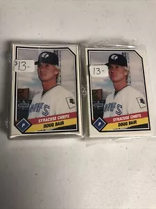 2-1989 TCMA SYRACUSE CHIEFS Minor League Complete Team Sets! 1 Sealed 1 Open!🔥 - Picture 1 of 10