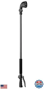 Orbit 56584 9 Pattern Turret Wand with Ratcheting Head, 36", Graphite - Picture 1 of 3