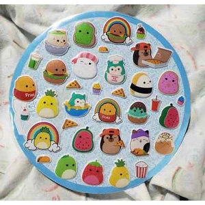 Squishmallow Puffy Stickers Sealed New - Picture 1 of 2