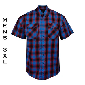 DIXXON FLANNEL - 13TH BAMBOO Shirt SS - Men's 3XL - Horror Series Friday 13th - Picture 1 of 11