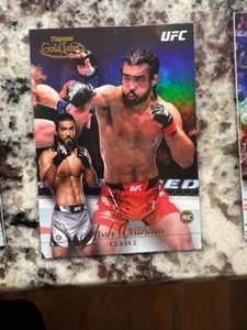 2024 TOPPS UFC GOLD LABEL CLASS 2 ROOKIE CARD JOSH QUINLAN #99 - Picture 1 of 1