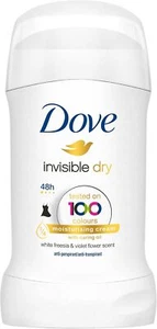 Dove Invisible Dry Deo Stick 40ml, 48h Geruchsschutz, 1/4 Creme & natürliches Öl - Bild 1 von 6
