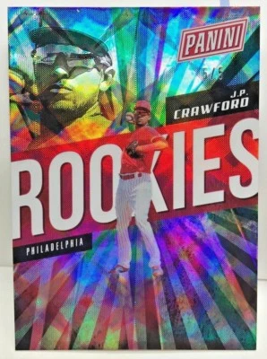 J.P. Crawford 2018 Panini The National GALACTIC WINDOWS - RC #'d 5/5 - PHILLIES - Image 1 of 2