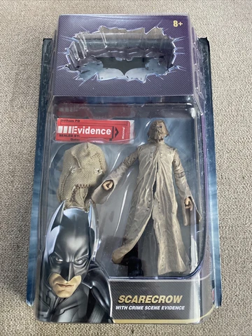 Batman The Dark Night 6" Scarecrow Figure with Crime Scene Evidence Cover