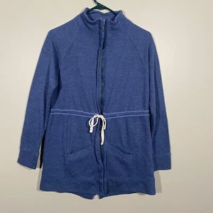Dolan Zip Up Sweater With Drawstring Waist S - Picture 1 of 7