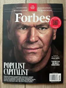 2025 FORBES Magazine Feb Mar Issue POPULIST CAPITALIST Donald Trump DANA WHITE - Picture 1 of 1