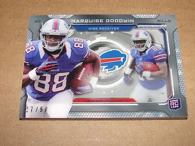 2013 Topps Strata MARQUISE GOODWIN Shadowbox Rookie SP/50 Buffalo BILLS - Texas - Image 1 of 2