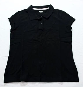 Old Navy Girl's Basic Uniform Pique Polo Shirt AN3 Black Size 2XL (18) NWT - Picture 1 of 3