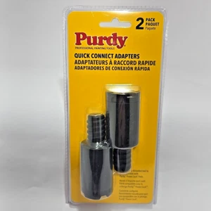 Paquete de 2 adaptadores de poste de conexión rápida Purdy roscados 14900904 nuevos - Imagen 1 de 9