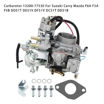 Carburetor 13200-77530 For Suzuki Carry Mazda F6A F5A F5B DD51T DE51V DF51V Foto 1 de 4