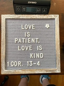 small message board with letters - Picture 1 of 6