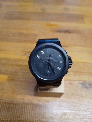 Orologio Michael Kors Uomo Cronografo MK8259 Batteria Nuova Black Edition 