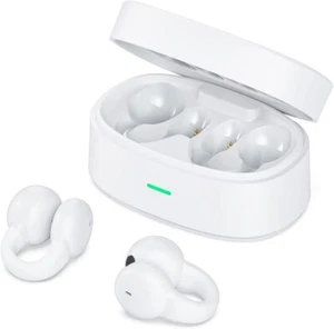 Wireless Ear-Clip TWS Earphones Bluetooth Earbuds True Stereo for Cell Phones - Picture 1 of 7