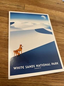 Beautiful U.S. National Parks Postcard (4x6”) - White Sands National Park - Picture 1 of 2