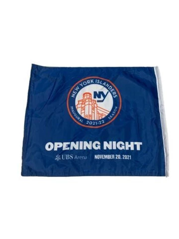 New York Islanders UBS Arena Opening Night Flag 11/20/21 NHL - NEW SEALED Cover