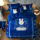 3D Cartoon Rabbit Nao9671 Bed Pillowcases Quilt Duvet Cover Set Queen King Fay