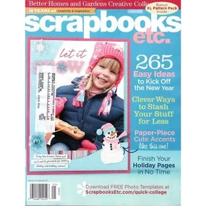 Scrapbooks etc. back issues January 2009 Stencils xl pattern pack bonus download - Picture 1 of 4