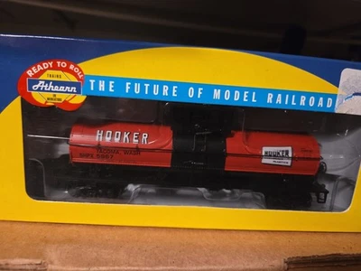 Athearn HO 7279 Tanque químico Coche Gancho Productos químicos #5867 Nuevo en caja Foto 1 de 2
