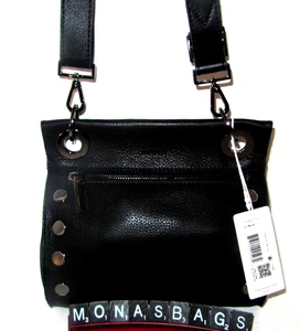 Nuevo Bolso Bandolera Hammitt Tony Pequeño Cuero Guijarro Negro Nuevo con Etiquetas $325 - Imagen 1 de 9