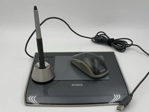 Wacom Intuos 3 Graphics Tablet PTZ-430 USB With Grip Pen, Stand & Mouse USB - Zdjęcie 1 z 8