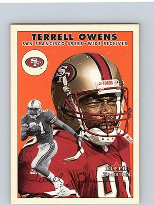 2000 Fleer Tradition #55 Terrell Owens San Francisco 49ers Football Card - Image 1 of 2