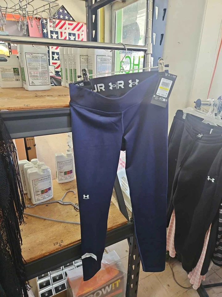 Under Armour HeatGear Women's Navy Compression Leggings medium  - Image 1 of 1