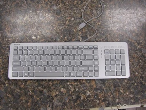Sony Vaio VGP-UKB3US Keyboard Silver USB | Tested Working- Excellent ! - Picture 1 of 6
