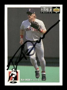 1994 UD Collector's Choice 90 Rob Deer signed auto autograph  Red Sox tough MZ B - Picture 1 of 2