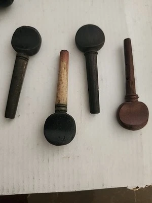 Music 1/16 Violin Ebony 4 Wood Pegs Swiss Model String  High Quality R235 - Image 1 of 3