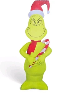 Decorazione Natalizia Gonfiabile The Grinch Alto 4ft Illumina - Foto 1 di 5