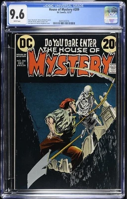 House of Mystery #209 CGC 9.6 WHITE PAGES Wrightson cover DC 1972 - Image 1 of 2