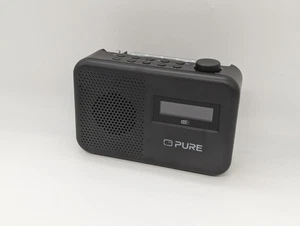 FAULTY SPEAKER Pure Elan One2 portable DAB FM radio Bluetooth 5.1 charcoal black - Picture 1 of 13