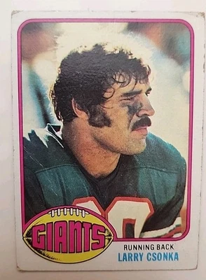 1976 Topps Football Card 437 Larry Csonka New York Giants  - Image 1 of 2