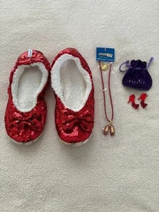 Ruby Slippers - snoozies slippers, Necklace and charms - Picture 1 of 3