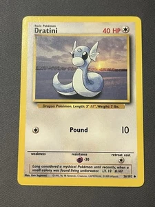 Pokemon Dratini 026/102 Base Set Regular NM - Picture 1 of 2