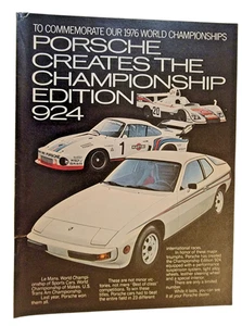 Porsche 924 Championship Edition 1977 original anuncio 8,5x11 - Imagen 1 de 1