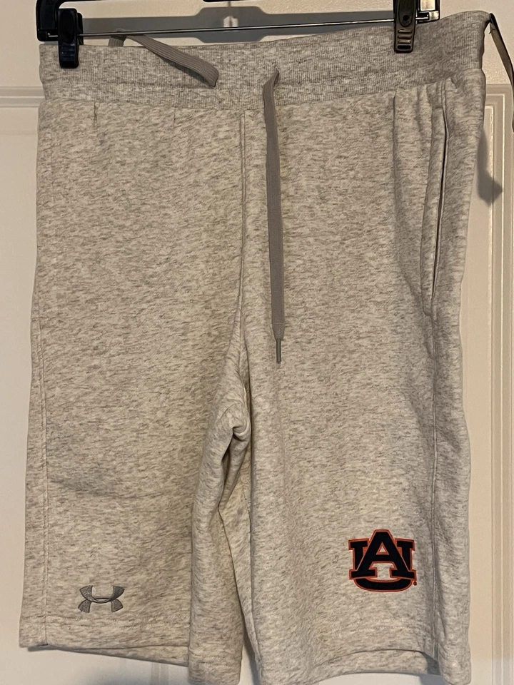 Under Armour Auburn Tigers Men’s LG Sweatshorts 2 Front Pockets NWT - Image 1 of 1