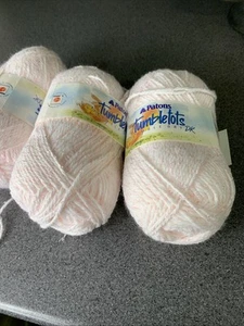 Patons tumbletots pink 3x50g Balls - Picture 1 of 4
