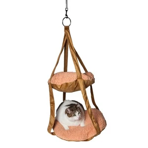 ® Kittyhaus Dual-Lounger Kitty Cat Pillow Hammock Lounge - Picture 1 of 8