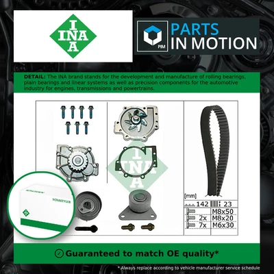 Timing Belt & Water Pump Kit fits FORD MONDEO Mk4 2.5 07 to 15 HUBA Set INA New - Image 1 of 4