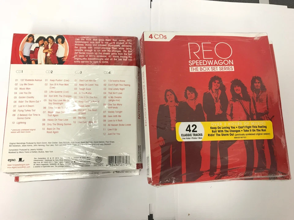 Box Set Series 4 CD EPIC REO Speedwagon BEST OF COLLECTION SEE NOTE Foto 1 de 1