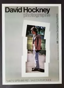 David Hockney "Photographe" (Peter) Poster Print offset Lithograph 1987 - Picture 1 of 1