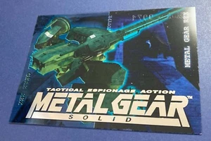 METAL GEAR SOLID TRADING CARDSCG MACHINE CARDS SILVER FOIL M-1 ABRAMS F/S - Picture 1 of 7