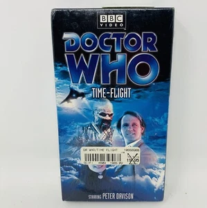 Dr. Who TIME FLIGHT 1985 VHS New Sealed Peter Davison Fifth Doctor 5th BBC - Picture 1 of 6