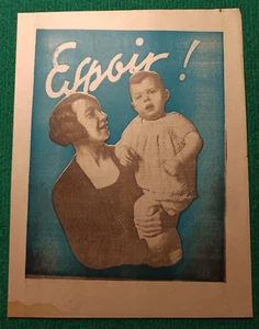 AFFICHETTE PROPAGANDE - ESPOIR ! - VOTEZ COMMUNISTE - Bild 1 von 2