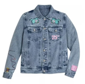 Cinderella 75th Anniversary Denim Jacket for Women by Cakeworthy NWT (LARGE) - Picture 1 of 10