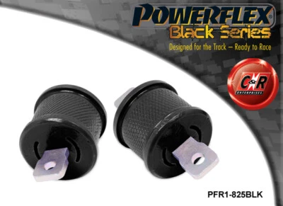Powerflex Nero Bracci Posteriori Anteriori Per Alfa Romeo 156 97-07 PFR1-825BLK - Immagine 1 di 4