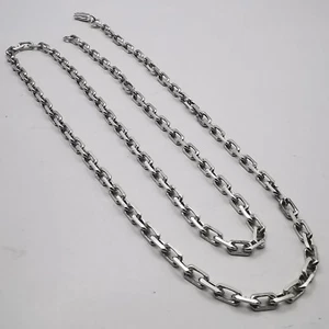 Vintage Beautiful Jewelry Necklace Chain 925 Sterling Silver Signed 16.47g - Picture 1 of 7