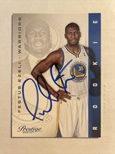2012-13 NBA Prestige Festus Ezeli Autographed Card #229 Warriors CB279